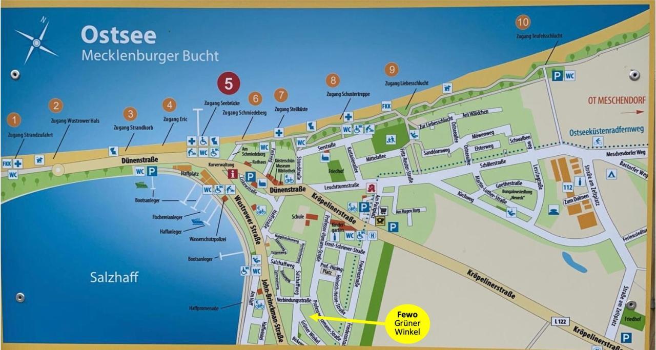 Top Ferienwohnung In Rerik - Nahe Salzhaff & Ostsee - Mit Gartenterrasse Zewnętrze zdjęcie